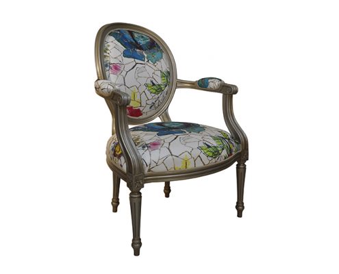 Fauteuil déco Adrien